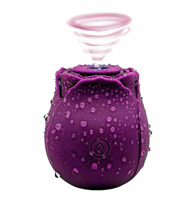 Blossom Bliss: Rose-Shaped Woman Vibrator